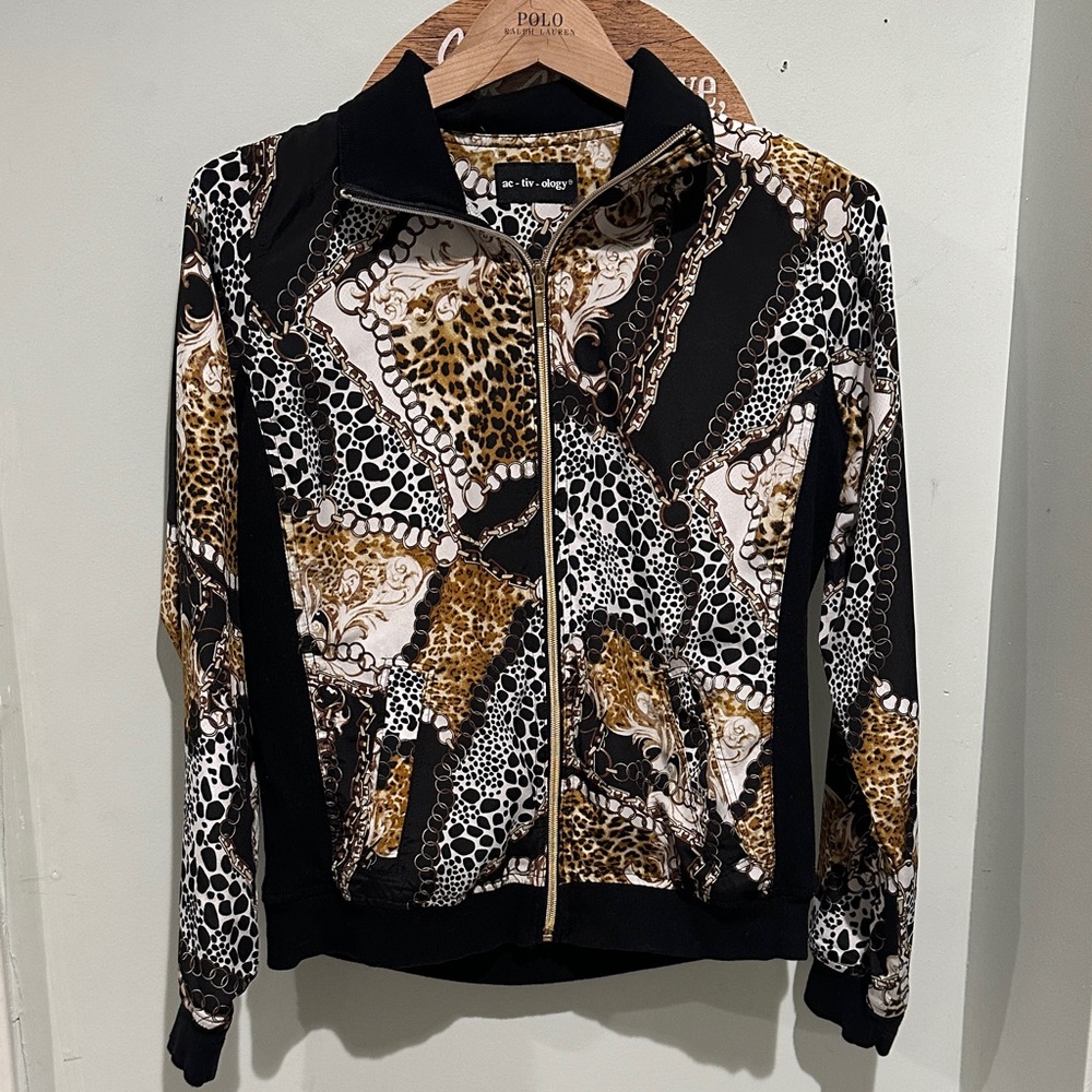 Stylish Black and Brown ac-tic-ology Women's Jacket